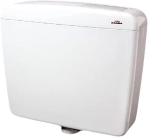 Cassetta Wc Esterna Con Tasto Economizzatore per Lo Scarico Dell'Acqua, Lt. 9, B - Foto 1 di 12