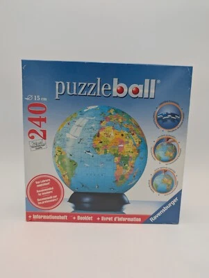 Ravensburger 240 Piezas 3D Puzzle Bola 6 Pulgadas GLOBO MUNDIAL Nuevo Sellado Foto 1 de 4