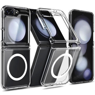 Funda protectora transparente Mag Safe para Moto Razr 2025 2024 2023 / Razr+ PLUS Foto 1 de 4