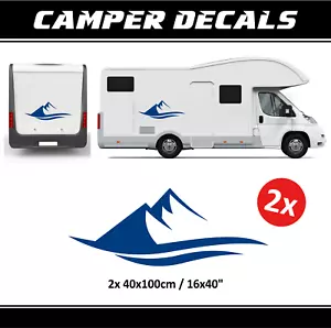 Camper Aufkleber Bergen sticker Wohnwagen caravan hobby burstner adria LMC - Bild 1 von 11