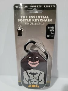 Batman Sanitizer 1oz Bottle Holder Keychain Keyring Keys Carabiner Clip Holder - Picture 1 of 3