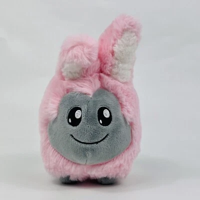 Kidrobot x Kozik Litton 5” Small Pink Springtime Bunny Plush 2017 Gray Face Toy - Image 1 of 4