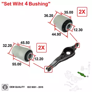 Rear Control Arm Bushing For MAZDA CX-7 CX7 2007-2012 Both Sides OEM QUALITY - Foto 1 di 3
