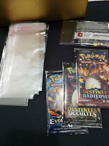 album de collection Pokémon porte-cartes porte-cartes en cuir noir Crrkty Lot de 400 pochettes transparentes pour cartes à collectionner