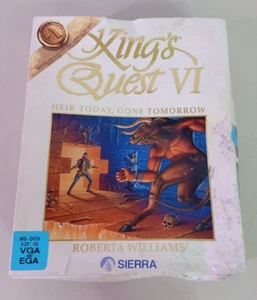 King's Quest VI Heir Today, Gone Tomorrow Sierra MS-DOS 5.25" VGA EGA - Complete - Picture 1 of 8