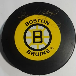 Glen Wesley Signed Hockey Puck - Picture 1 of 3