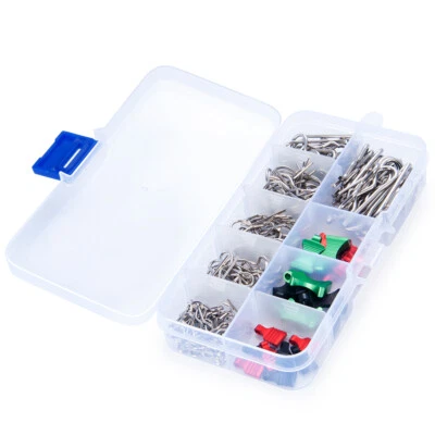 Stainless Steel Body Shell R Clips Pin for 1/10 1/24 SCX10 SCX6 TRX4 TRX6 Tamiya - Image 1 of 4