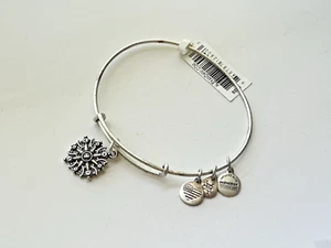 Neu mit Etikett Alex und Ani Kompass Bettel Silber Armband - Bild 1 von 7