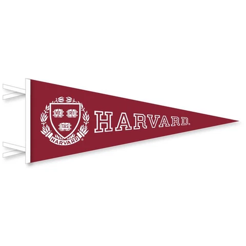 Harvard Crimson Wool Felt Pennant - 9" x 24" Cover