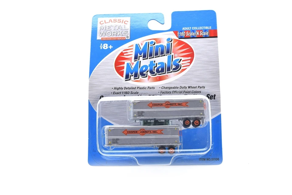 Classic Metal Works 51106 Cooper_Jarrett 32" Aerovan Trailer Set - NIB - Image 1 of 1