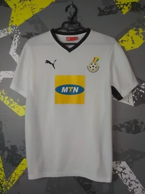 Ghana Home football shirt 2008 - 2009 White Puma Mens Size S ig93 - Image 1 of 4
