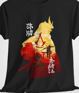 Video game T-shirt, Shirt for Men, Graphic Tee Gift for gamers, Assassin's, Naoe - Picture 1 of 25