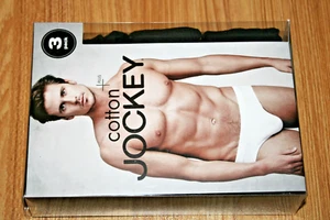 Jockey Herren Slips Baumwolle + niedrige Slips 3er-Pack in schwarz Gr. 2XL - Bild 1 von 6