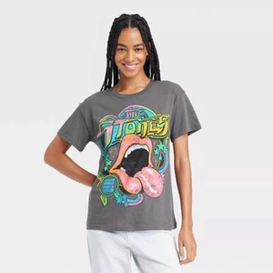The Rolling Stones Colorful Short Sleeve Graphic T-Shirt - Size S to 5XL - Picture 1 of 5