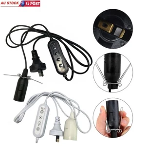 E14 E27 1.8M Cable Pendant Light Bulb Dimmer Holder Lamp Socket Base With Switch - Picture 1 of 16