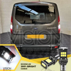 Ford Tourneo Connect V408 2013-2022 Upgrade Bulbs Reverse LED White Free Error - Picture 1 of 7