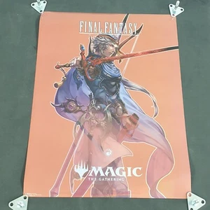Firion Wild Rose Warrior Foil Poster Final Fantasy II FF2 Magic Gathering MTG - Picture 1 of 1