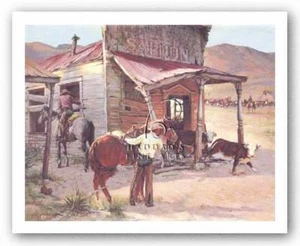 Impresión artística de Ghost Town Tom Ryan 14x11 - Imagen 1 de 1