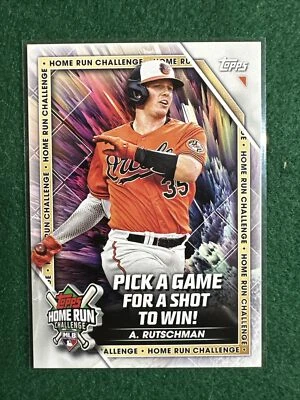 2023 Topps Adley Rutschman Homerun Challenge #HRC-3 Baltimore Orioles - Image 1 of 2