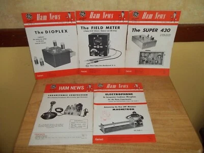 5-GE Electric  Ham News 1950,51 & 53 - Image 1 of 4