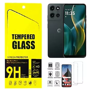 For Motorola Moto G 2025 (XT2513) Tempered Glass Screen Protector X2 / 3 Pack - Picture 1 of 7