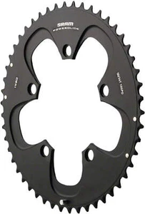 SRAM Red/Force Non-Hidden Bolt 52T 110mm Black Chainring Use with 36 or 38T - Picture 1 of 1