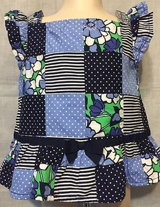 Nuevo/Etiquetas Camisa Gymboree 6-12 Meses Niña 100% Algodón Completamente Forrada Manga Corta - Imagen 1 de 8