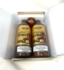 WOW Skin Science Champú y Acondicionador Aceite de Argán Marroquí Dúo 16.9 OZ Juego de Caja - Imagen 1 de 3