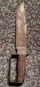 Ames Stamped Bowie Knife D Guard CSA Chicopee Mass Replica - Picture 1 of 12
