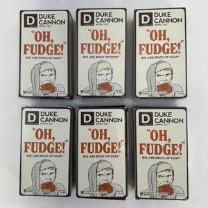 Duke Cannon Holiday Soap "Oh, Fudge!" 10oz Large Bar Lot Of 6 - Picture 1 of 7
