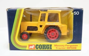 Vintage Corgi 50 Massey Ferguson Tractor MF508 In Box 1973 - Picture 1 of 6