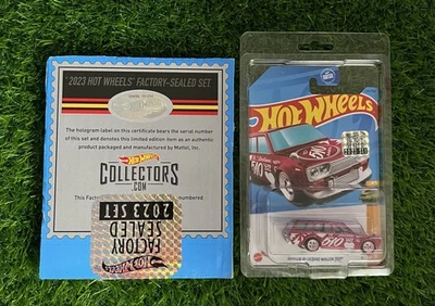 RARE  Hot Wheels 2023  Datsun Bluebird Wagon 510 STH  Sealed Mainline Protectors - Image 1 of 4