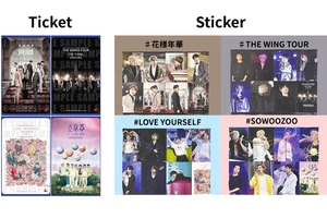 BTS Movie Weeks Japan Limited Admission Original Stickers & Used Ticket Official - Picture 1 of 21