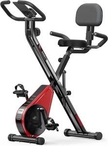 Bici Cyclette Magnetica Pieghevole Fitness Cardio 16 Liv. Resistenza Monitor LCD - Foto 1 di 8