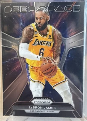LEBRON JAMES 2023-24 Prizm #7 Deep Space Insert Los Angeles Lakers Heats Cavs - Image 1 of 2