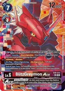 BlitzGreymon ACE (Alternate Art) - Versus Monsters (EX09) NM/M - Bild 1 von 1