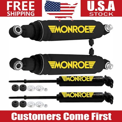 Front Rear Monroe Shock Absorber 3X For 1965-1970 Chevrolet Impala - Image 1 of 3
