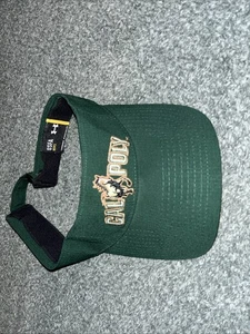 Cal Poly Under Armour Visor Baseball Cap Adjustable Green Embroiderd Logo - Picture 1 of 4