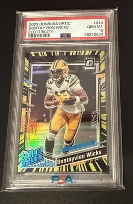 Panini Donruss Optic 2023 - Clasificado Rookie Dontayvion Wicks #249 Electricidad/69  Foto 1 de 2