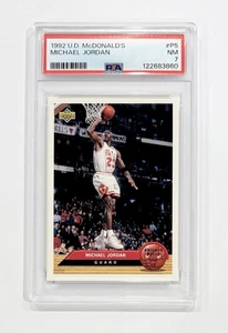1992-93 Upper Deck McDonald's Michael Jordan #P5 Chicago Bulls PSA 7 - Picture 1 of 1