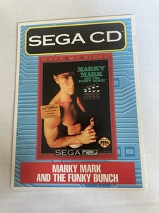 Sega CD Marky Mark And The Funky Bunch VIDPRO Card Toys R Us Display Card Rare - Picture 1 of 2