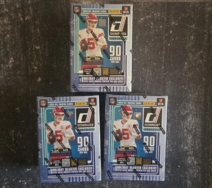 2025 Panini Donruss Football NFL Trading Cards Holiday Blasters Lot Of 3 In Hand - Picture 1 of 7