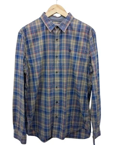 Timberland checked blue, long sleeved shirt- large slimfit - Picture 1 of 11