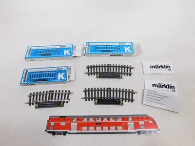 CW79-0.5# 3X Märklin H0 Switch Track Piece K-Track Curved: 2229 + 2239 Mint Box - Image 1 of 3