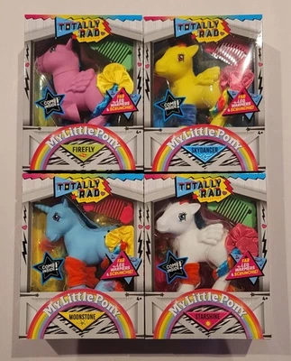 2025 My Little Pony Totally Rad Basic Fun Starshine Skydancer Moonstone Conjunto de 4 - Imagem 1 de 4