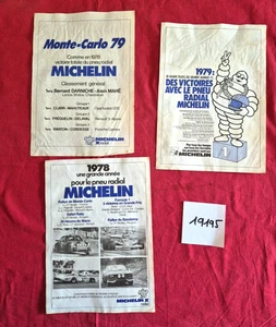 N°19195 / MICHELIN 3 prospectus affichette Monte-Carlo.... 1978-79 - Picture 1 of 1