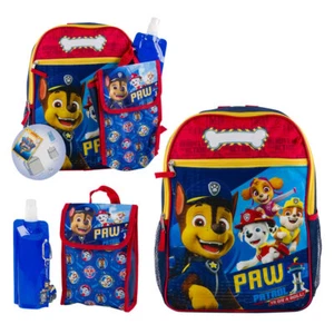 PAW PATRL Niños Escuela 5 Piezas Mochila Bolso Set NUEVO - Imagen 1 de 7