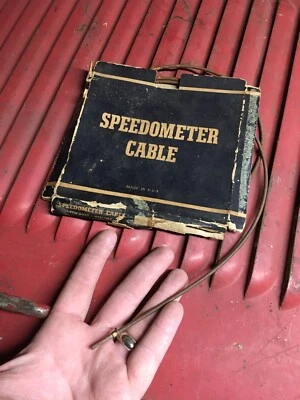Nuevo de Lote Antiguo 1928 a 1939 Ford Lincoln Mercury Coche Camión Velocímetro Cable OEM Parte Varilla Foto 1 de 3