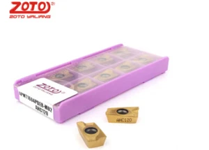 1 box (10pcs) ZOTO CNC Milling Insert R0.8 Steel Machining KnifeAPMT1604PDER AHC - Picture 1 of 7
