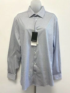 NEW! M&S Autograph Marks & Spencer Large white-mix luxury knitted fabric shirt - Picture 1 of 11